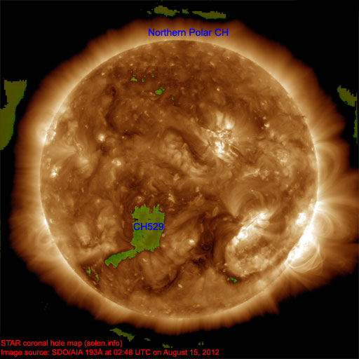 Coronal hole map