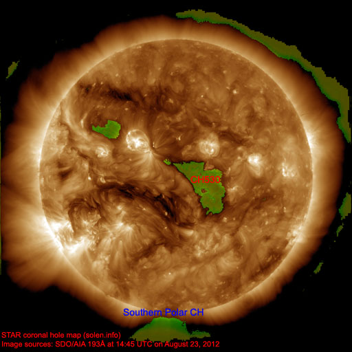 Coronal hole map