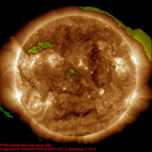 Coronal hole map