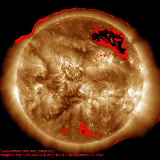 Coronal hole map