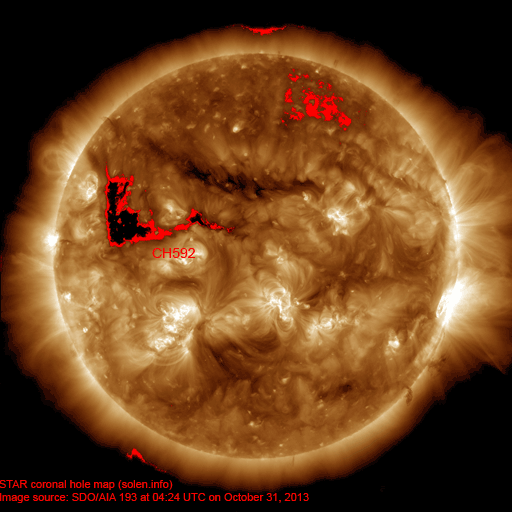 Coronal hole map